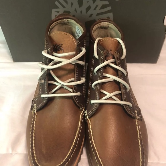 NEW Men’s Timberland Chukka Boots Brown size 8 - Picture 3 of 8